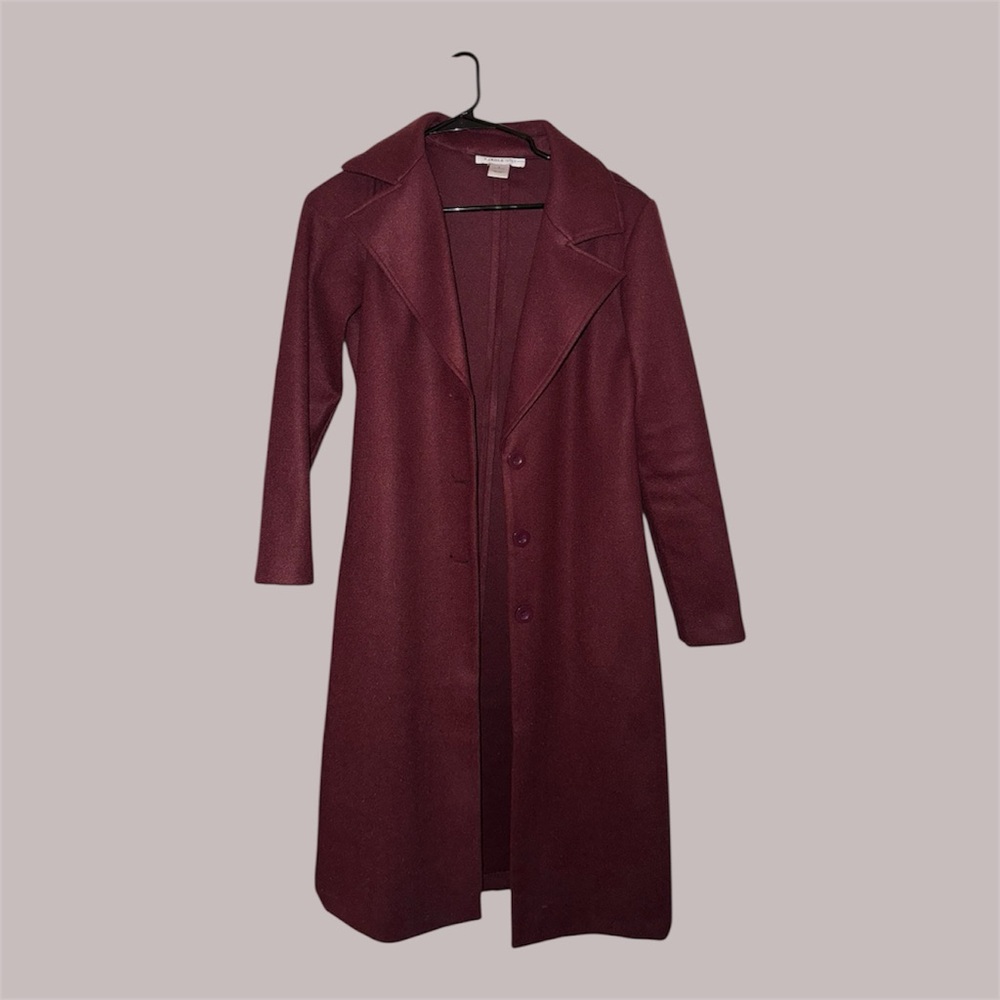 Carole Wren Burgundy Women's Coat